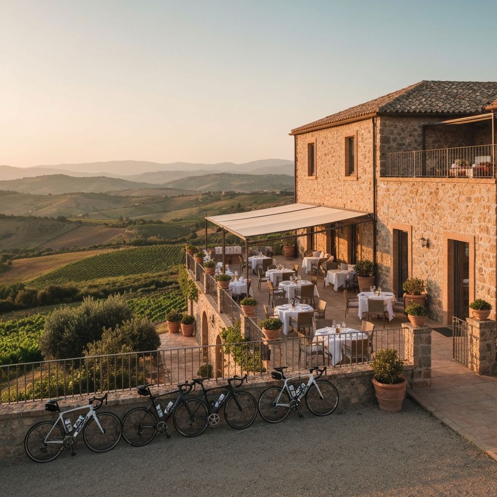 Premium accommodation for cycling training camps in Sicily